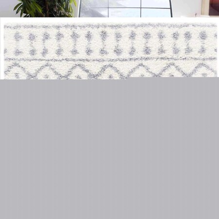 Safavieh Square Venus Shag RugIvory & Grey 6 ft.-7 in. x 6 ft.-7 in. VNS684A-7SQ
